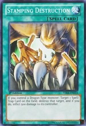 Stamping Destruction (YSKR-EN034) - Starter Deck: Kaiba Reloaded 1st Edition - Premium Yugioh Single from Konami - Just $0.25! Shop now at Game Crave Tournament Store