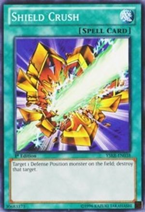 Shield Crush (YSKR-EN038) - Starter Deck: Kaiba Reloaded Unlimited - Premium Yugioh Single from Konami - Just $0.25! Shop now at Game Crave Tournament Store