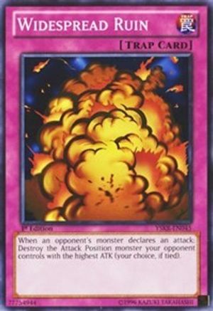 Widespread Ruin (YSKR-EN045) - Starter Deck: Kaiba Reloaded 1st Edition - Premium Yugioh Single from Konami - Just $0.30! Shop now at Game Crave Tournament Store