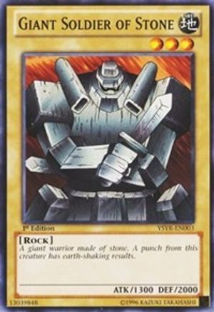 Giant Soldier of Stone (YSYR-EN003) - Starter Deck: Yugi Reloaded Unlimited - Premium Yugioh Single from Konami - Just $0.25! Shop now at Game Crave Tournament Store