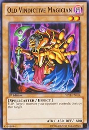 Old Vindictive Magician (YSYR-EN014) - Starter Deck: Yugi Reloaded 1st Edition - Premium Yugioh Single from Konami - Just $0.25! Shop now at Game Crave Tournament Store