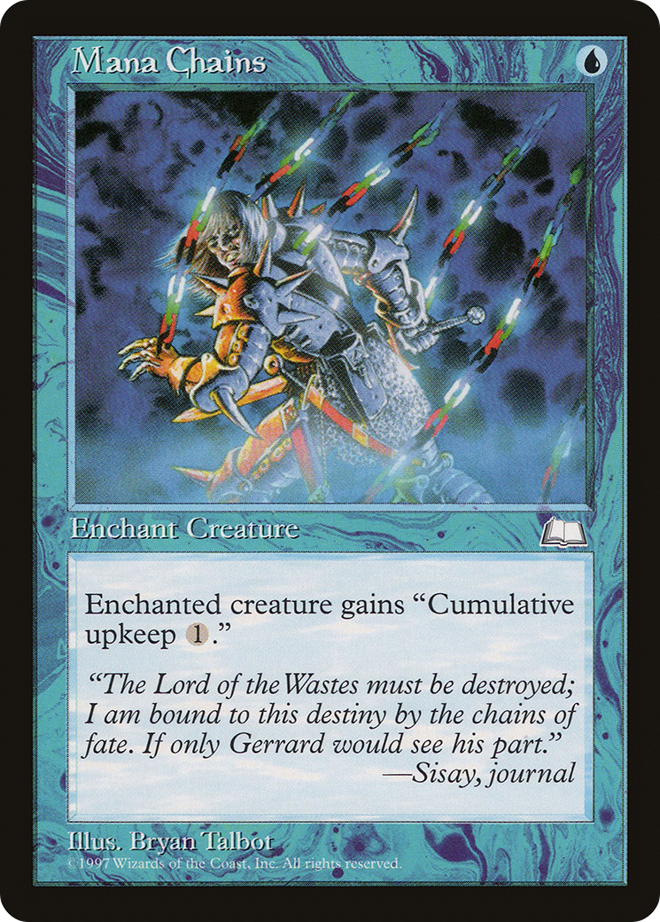 Mana Chains (WTH-041) - Weatherlight - Premium MTG Single from Wizards of the Coast - Just $0.08! Shop now at Game Crave Tournament Store
