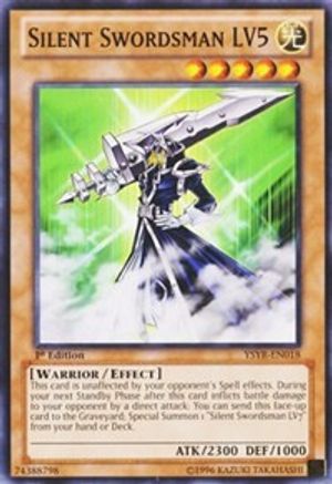 Silent Swordsman LV5 (YSYR-EN018) - Starter Deck: Yugi Reloaded Unlimited - Premium Yugioh Single from Konami - Just $0.25! Shop now at Game Crave Tournament Store