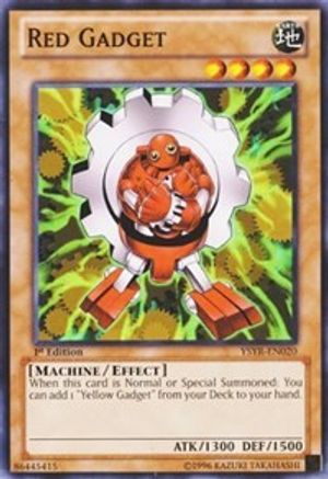 Red Gadget (YSYR-EN020) - Starter Deck: Yugi Reloaded Unlimited - Premium Yugioh Single from Konami - Just $0.25! Shop now at Game Crave Tournament Store