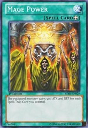Mage Power (YSYR-EN029) - Starter Deck: Yugi Reloaded 1st Edition - Premium Yugioh Single from Konami - Just $0.26! Shop now at Game Crave Tournament Store