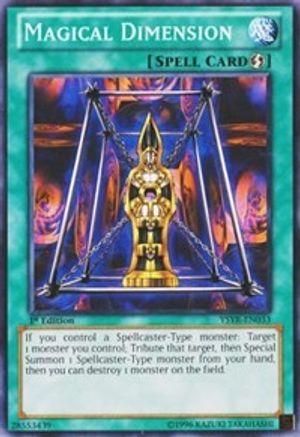 Magical Dimension (YSYR-EN033) - Starter Deck: Yugi Reloaded Unlimited - Premium Yugioh Single from Konami - Just $0.25! Shop now at Game Crave Tournament Store