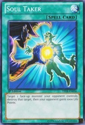 Soul Taker (YSYR-EN036) - Starter Deck: Yugi Reloaded Unlimited - Premium Yugioh Single from Konami - Just $0.25! Shop now at Game Crave Tournament Store