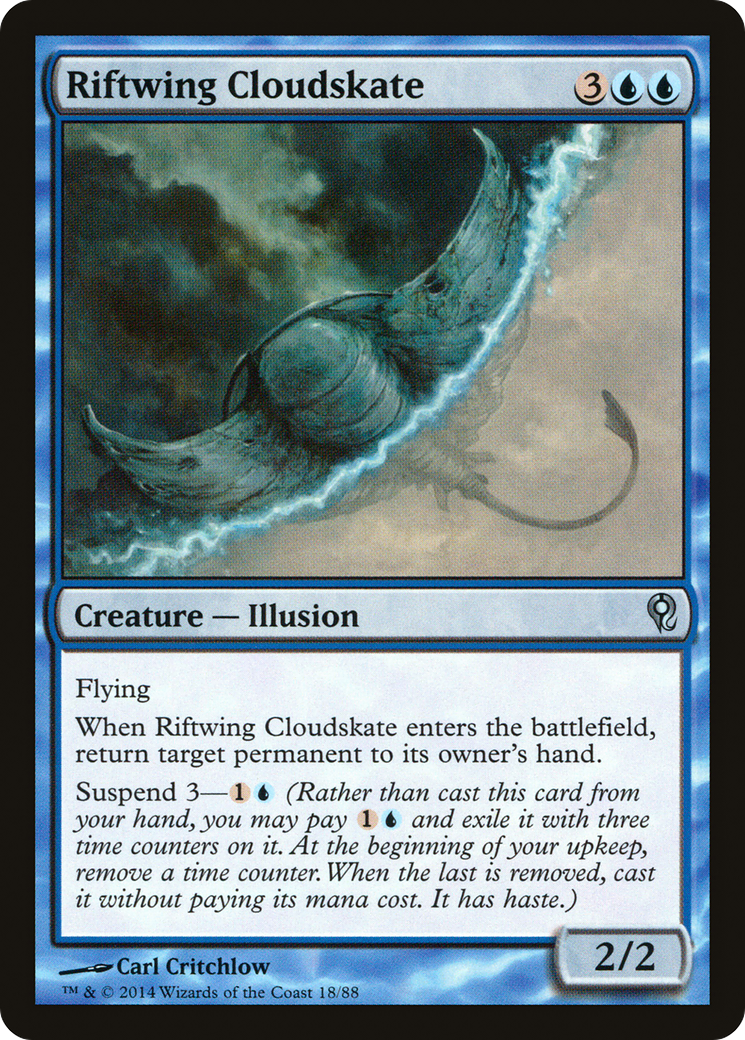 Riftwing Cloudskate (DDM-018) - Duel Decks: Jace vs. Vraska - Premium MTG Single from Wizards of the Coast - Just $0.08! Shop now at Game Crave Tournament Store