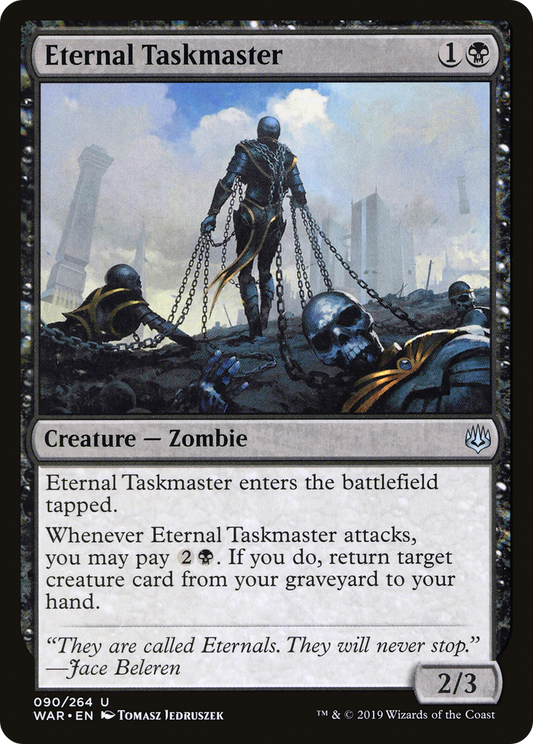 Eternal Taskmaster (WAR-090) - War of the Spark - Premium MTG Single from Wizards of the Coast - Just $0.25! Shop now at Game Crave Tournament Store