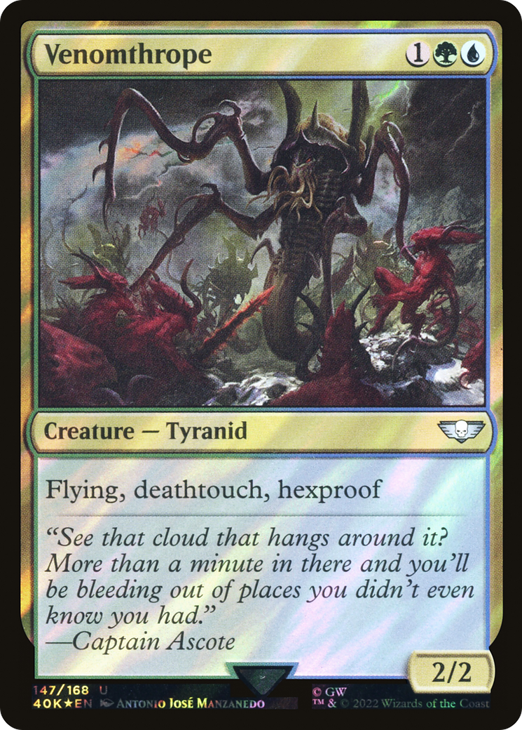 Venomthrope (40K-147★) - Warhammer 40,000 Commander Foil - Premium MTG Single from Wizards of the Coast - Just $1.41! Shop now at Game Crave Tournament Store