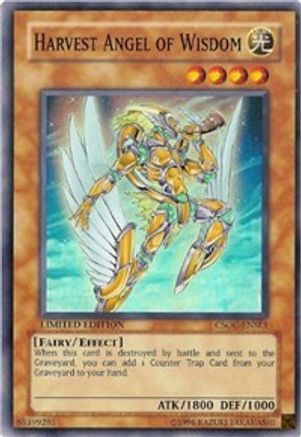 Harvest Angel of Wisdom (CSOC-ENSE1) - Crossroads of Chaos Limited - Premium Yugioh Single from Konami - Just $0.25! Shop now at Game Crave Tournament Store