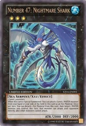 Number 47: Nightmare Shark (YZ04-EN001) - Yu-Gi-Oh! ZEXAL Manga Promotional Cards Limited - Premium Yugioh Single from Konami - Just $6.56! Shop now at Game Crave Tournament Store