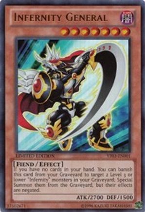 Infernity General (YF03-EN001) - Yu-Gi-Oh! 5D's Manga Promotional Cards Limited - Premium Yugioh Single from Konami - Just $2.74! Shop now at Game Crave Tournament Store