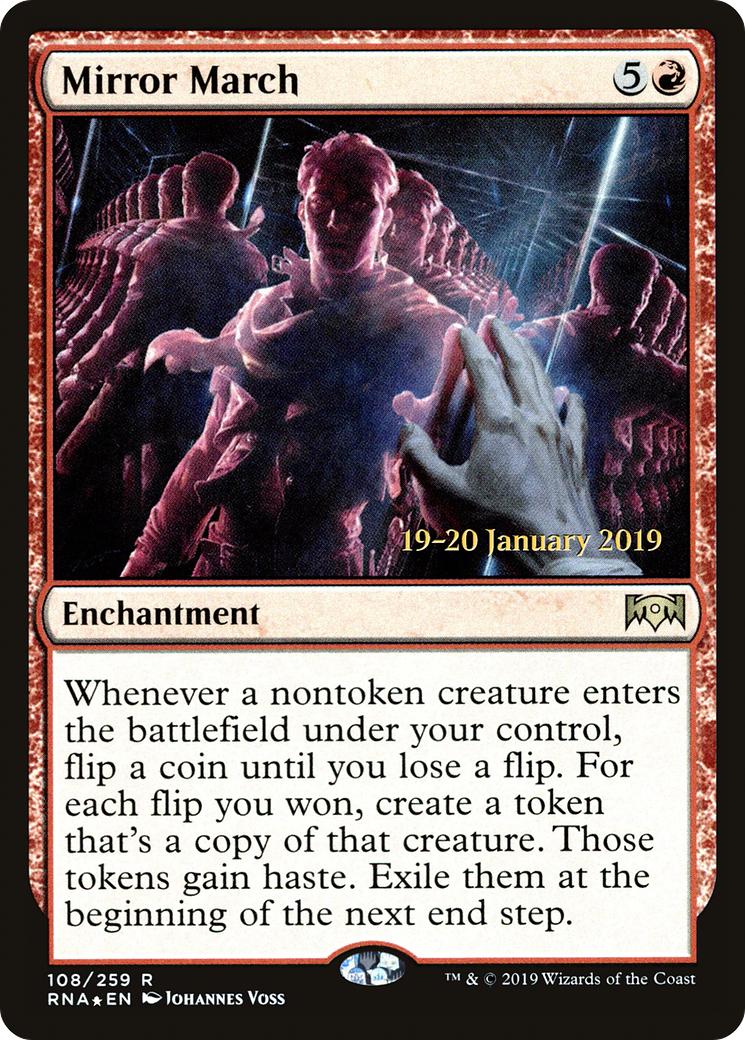 Mirror March (PRNA-108S) - Ravnica Allegiance Promos Foil - Premium MTG Single from Wizards of the Coast - Just $2.10! Shop now at Game Crave Tournament Store