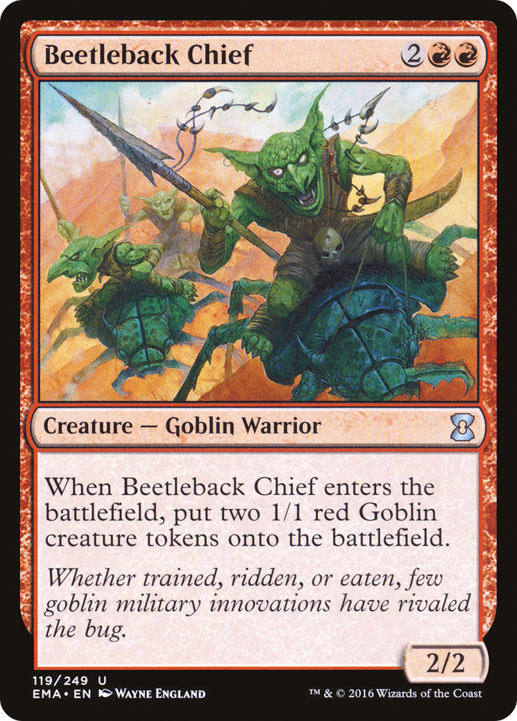 Beetleback Chief (EMA-119) - Eternal Masters - Premium MTG Single from Wizards of the Coast - Just $0.26! Shop now at Game Crave Tournament Store