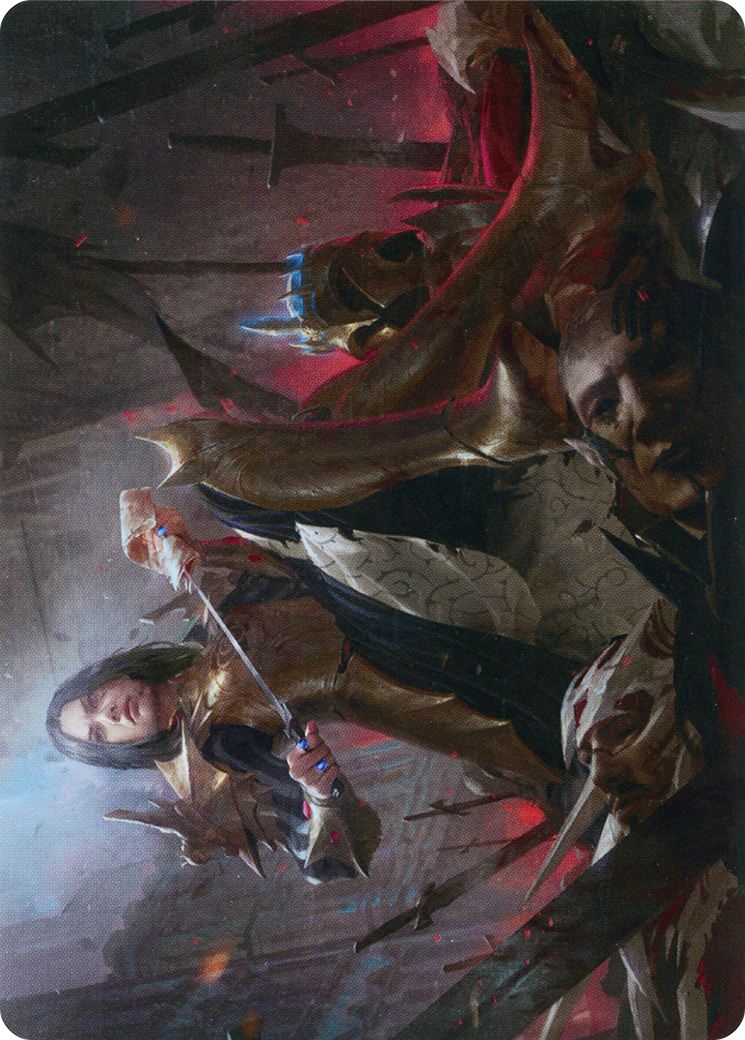 Marchesa, Resolute Monarch // Marchesa, Resolute Monarch (AMOM-025) - March of the Machine Art Series (Borderless) - Premium MTG Single from Wizards of the Coast - Just $0! Shop now at Game Crave Tournament Store