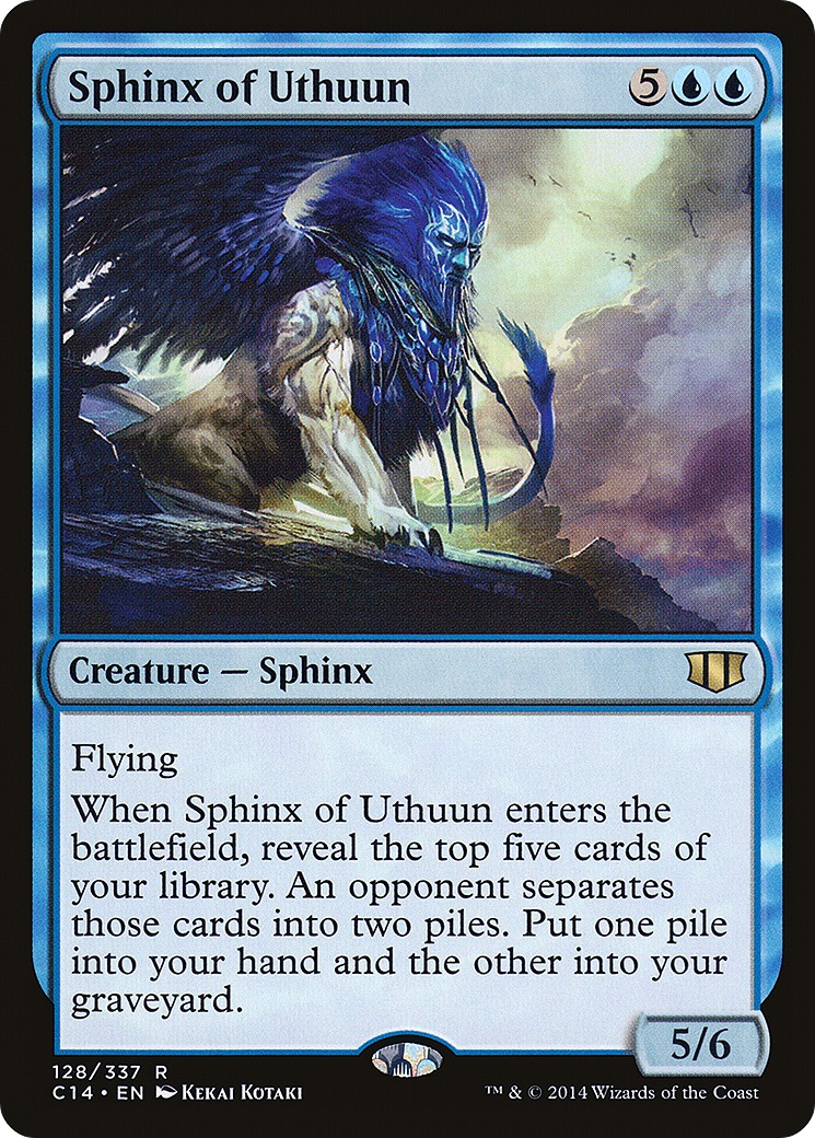 Sphinx of Uthuun (C14-128) - Commander 2014 - Premium MTG Single from Wizards of the Coast - Just $0.08! Shop now at Game Crave Tournament Store