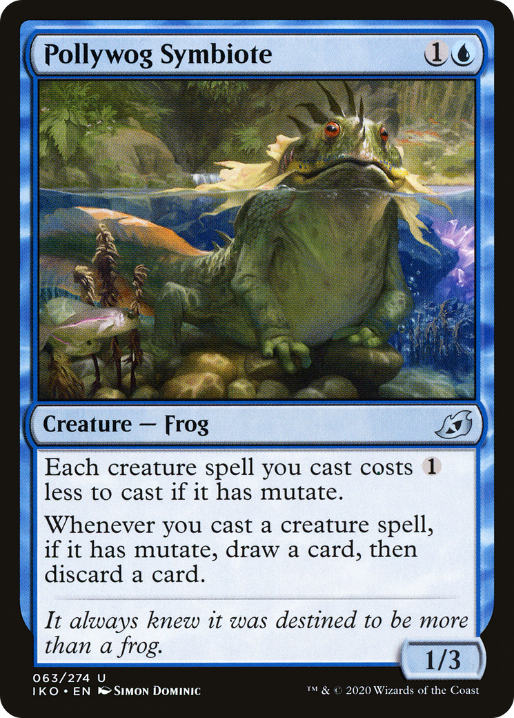 Pollywog Symbiote (IKO-063) - Ikoria: Lair of Behemoths - Premium MTG Single from Wizards of the Coast - Just $0.08! Shop now at Game Crave Tournament Store