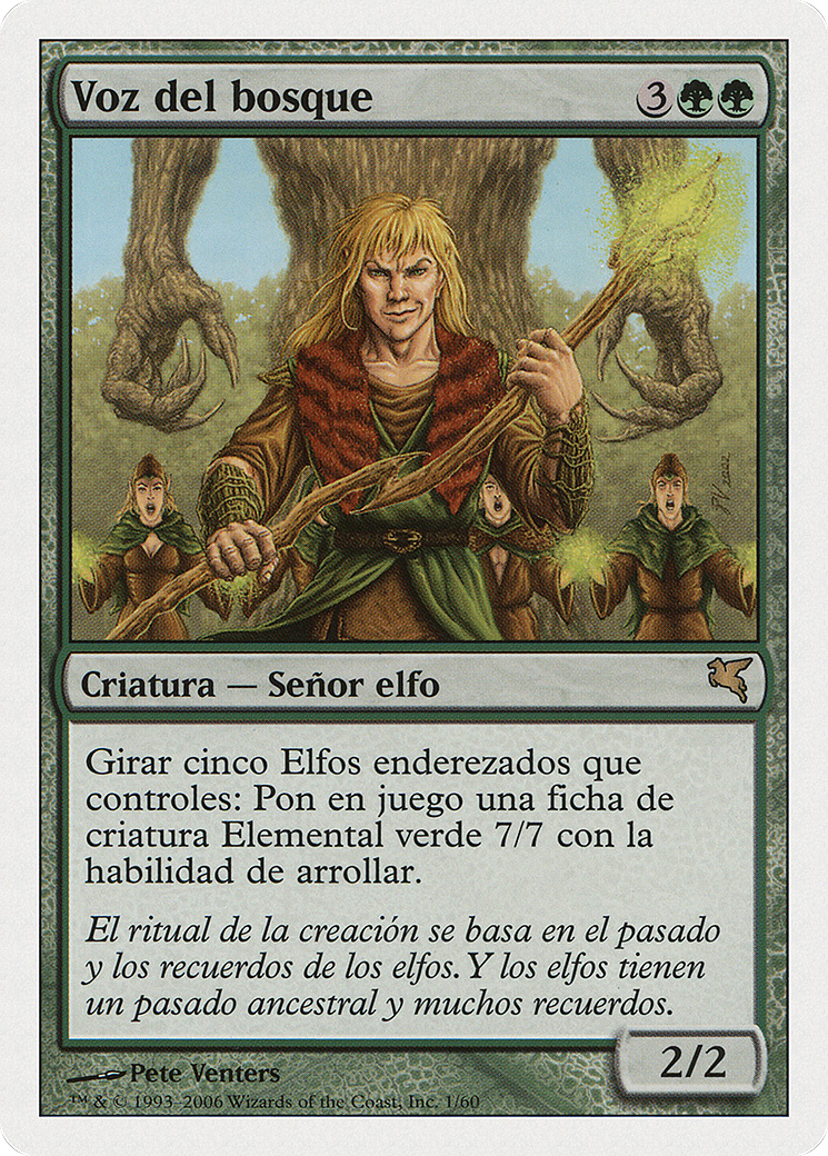 Voice of the Woods (PSAL-0B1) - Salvat 2005 - Premium MTG Single from Wizards of the Coast - Just $0! Shop now at Game Crave Tournament Store