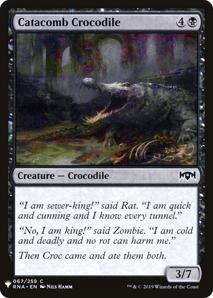 Catacomb Crocodile (MB1-594) - Mystery Booster - Premium MTG Single from Wizards of the Coast - Just $0.08! Shop now at Game Crave Tournament Store