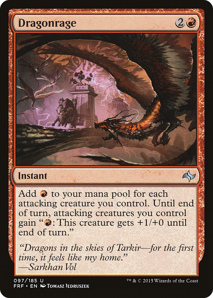 Dragonrage (FRF-097) - Fate Reforged - Premium MTG Single from Wizards of the Coast - Just $0.25! Shop now at Game Crave Tournament Store