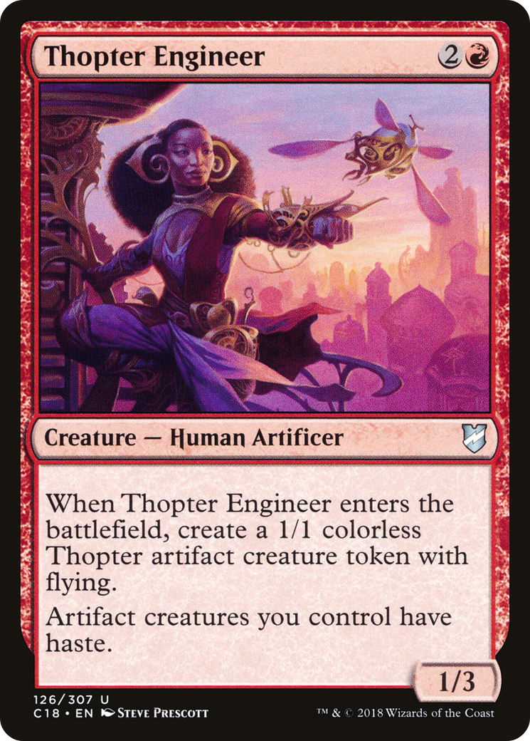 Thopter Engineer (C18-126) - Commander 2018 - Premium MTG Single from Wizards of the Coast - Just $0.08! Shop now at Game Crave Tournament Store