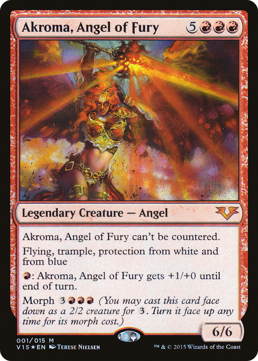 Akroma, Angel of Fury (V15-001) - From the Vault: Angels Foil - Premium MTG Single from Wizards of the Coast - Just $0.98! Shop now at Game Crave Tournament Store