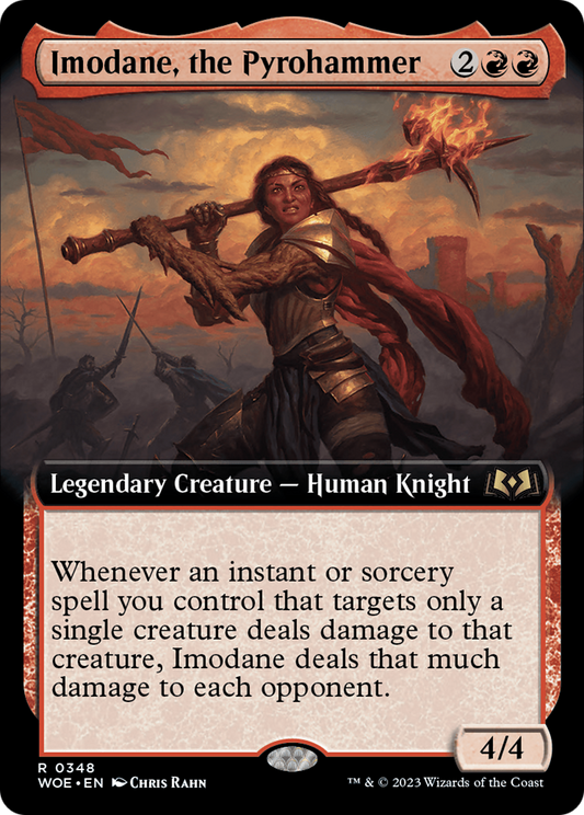 Imodane, the Pyrohammer (WOE-348) - Wilds of Eldraine: (Extended Art) - Premium MTG Single from Wizards of the Coast - Just $0.18! Shop now at Game Crave Tournament Store