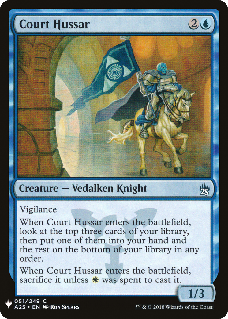 Court Hussar (MB1-337) - Mystery Booster - Premium MTG Single from Wizards of the Coast - Just $0.08! Shop now at Game Crave Tournament Store