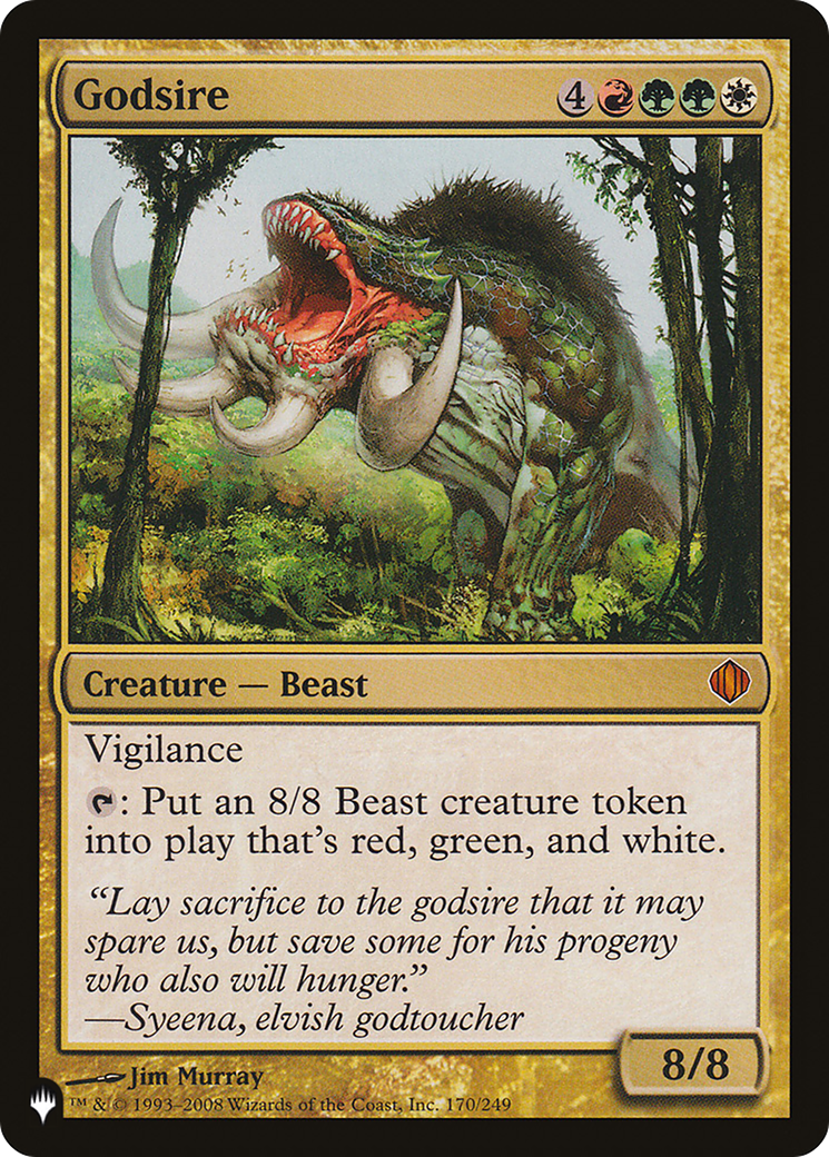 Godsire (PLIST-213) - The List - Premium MTG Single from Wizards of the Coast - Just $3.74! Shop now at Game Crave Tournament Store