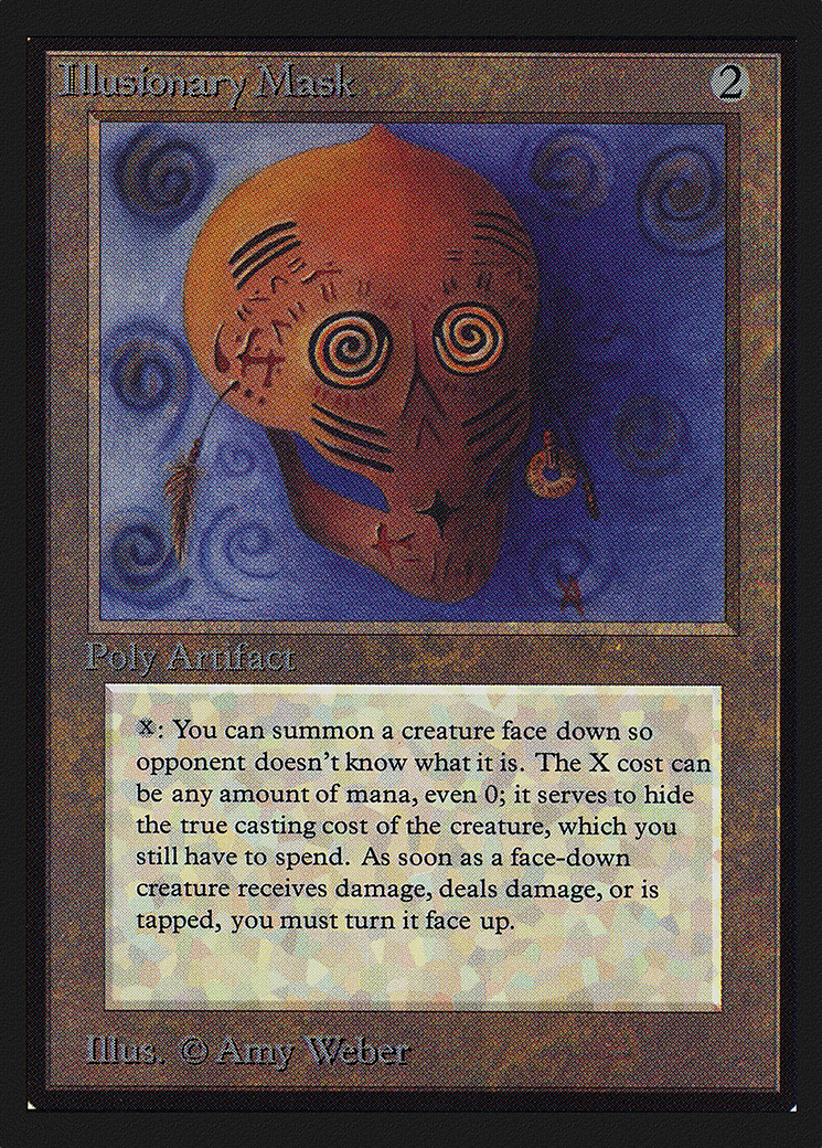 Illusionary Mask (CEI-250) - Intl. Collectors' Edition - Premium MTG Single from Wizards of the Coast - Just $27.20! Shop now at Game Crave Tournament Store