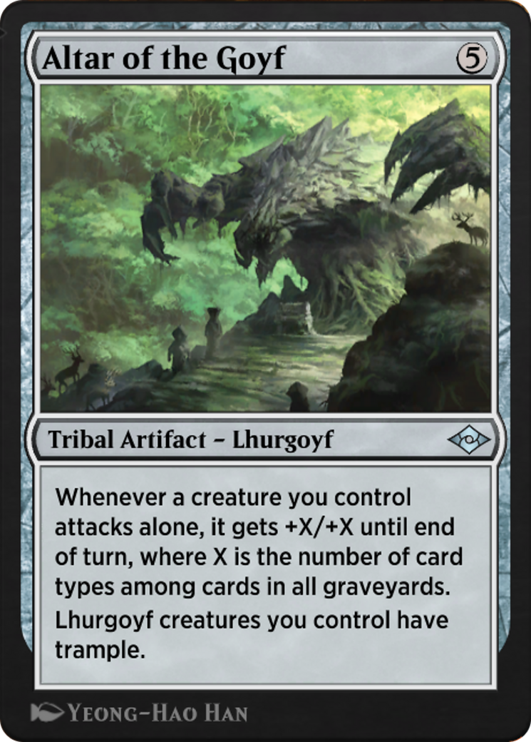 Altar of the Goyf (J21-733) - Jumpstart: Historic Horizons - Premium MTG Single from Wizards of the Coast - Just $0! Shop now at Game Crave Tournament Store