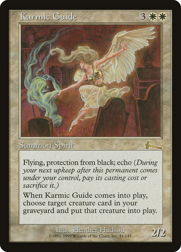 Karmic Guide (ULG-011) - Urza's Legacy Foil - Premium MTG Single from Wizards of the Coast - Just $165.76! Shop now at Game Crave Tournament Store