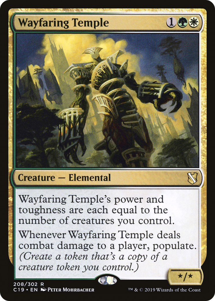 Wayfaring Temple (C19-208) - Commander 2019 - Premium MTG Single from Wizards of the Coast - Just $0.25! Shop now at Game Crave Tournament Store