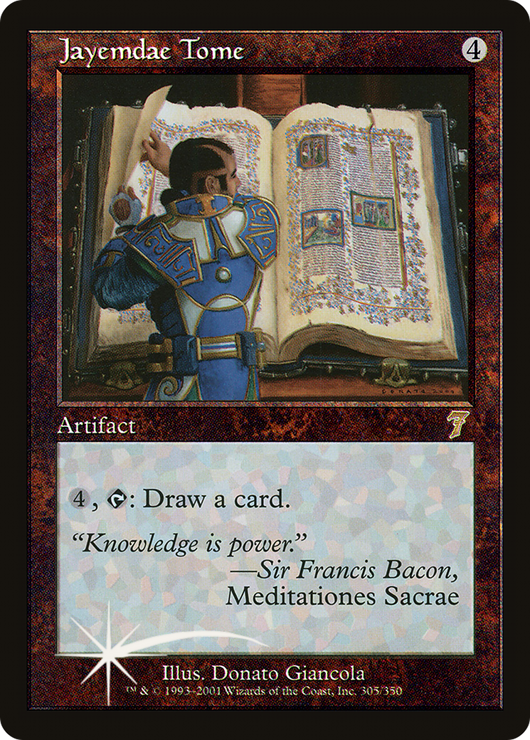 Jayemdae Tome (7ED-305★) - Seventh Edition Foil - Premium MTG Single from Wizards of the Coast - Just $8.54! Shop now at Game Crave Tournament Store