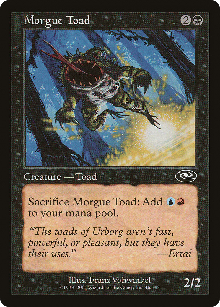 Morgue Toad (PLS-046) - Planeshift Foil - Premium MTG Single from Wizards of the Coast - Just $0.18! Shop now at Game Crave Tournament Store