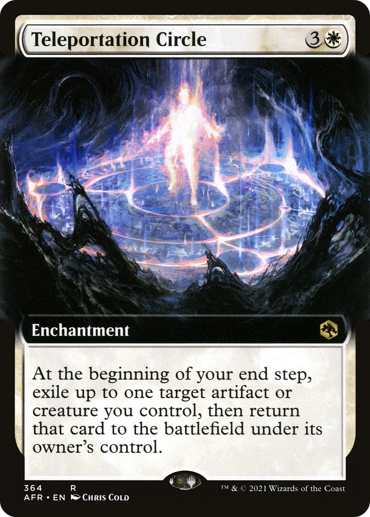 Teleportation Circle (AFR-364) - Adventures in the Forgotten Realms: (Extended Art) - Premium MTG Single from Wizards of the Coast - Just $3.26! Shop now at Game Crave Tournament Store