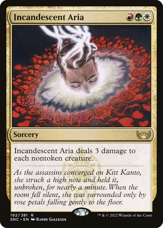 Incandescent Aria (SNC-192) - Streets of New Capenna - Premium MTG Single from Wizards of the Coast - Just $0.08! Shop now at Game Crave Tournament Store