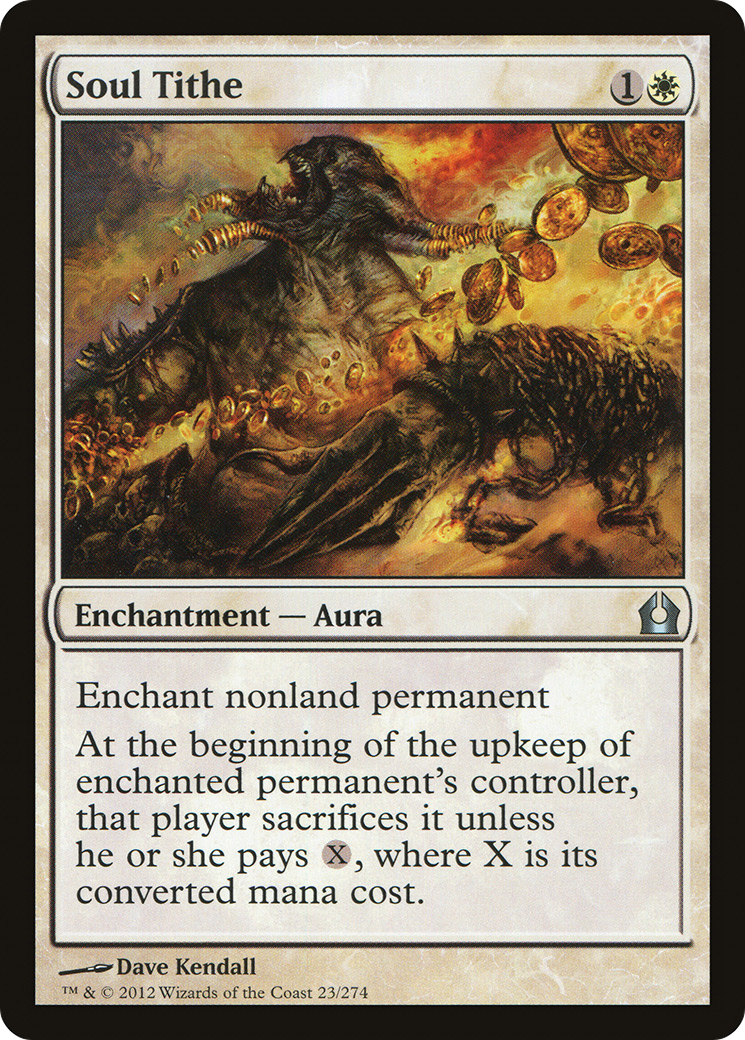 Soul Tithe (RTR-023) - Return to Ravnica - Premium MTG Single from Wizards of the Coast - Just $0.08! Shop now at Game Crave Tournament Store