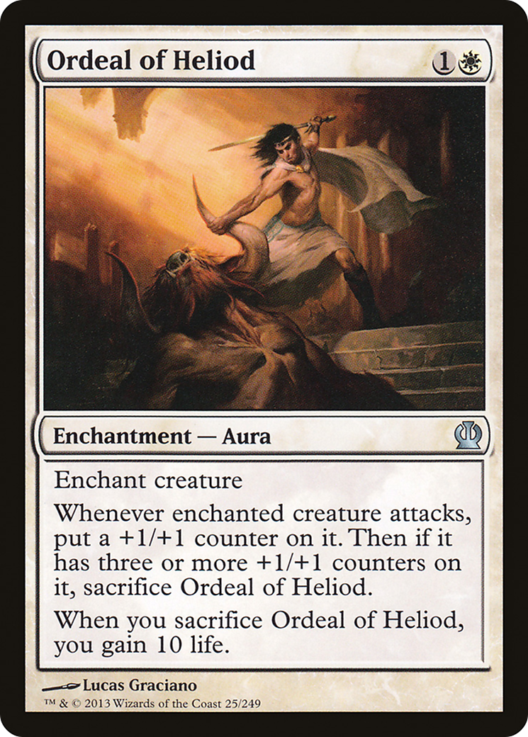Ordeal of Heliod (THS-025) - Theros - Premium MTG Single from Wizards of the Coast - Just $0.25! Shop now at Game Crave Tournament Store