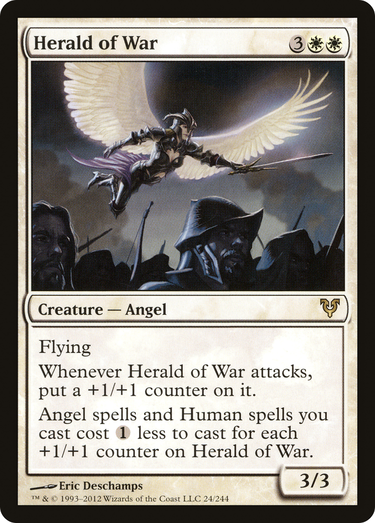 Herald of War (AVR-024) - Avacyn Restored Foil - Premium MTG Single from Wizards of the Coast - Just $1.64! Shop now at Game Crave Tournament Store