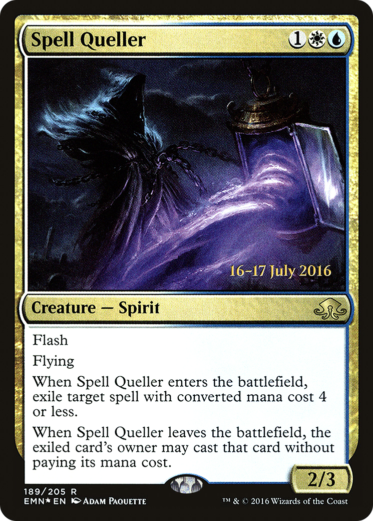 Spell Queller (PEMN-189S) - Eldritch Moon Promos Foil - Premium MTG Single from Wizards of the Coast - Just $1.26! Shop now at Game Crave Tournament Store