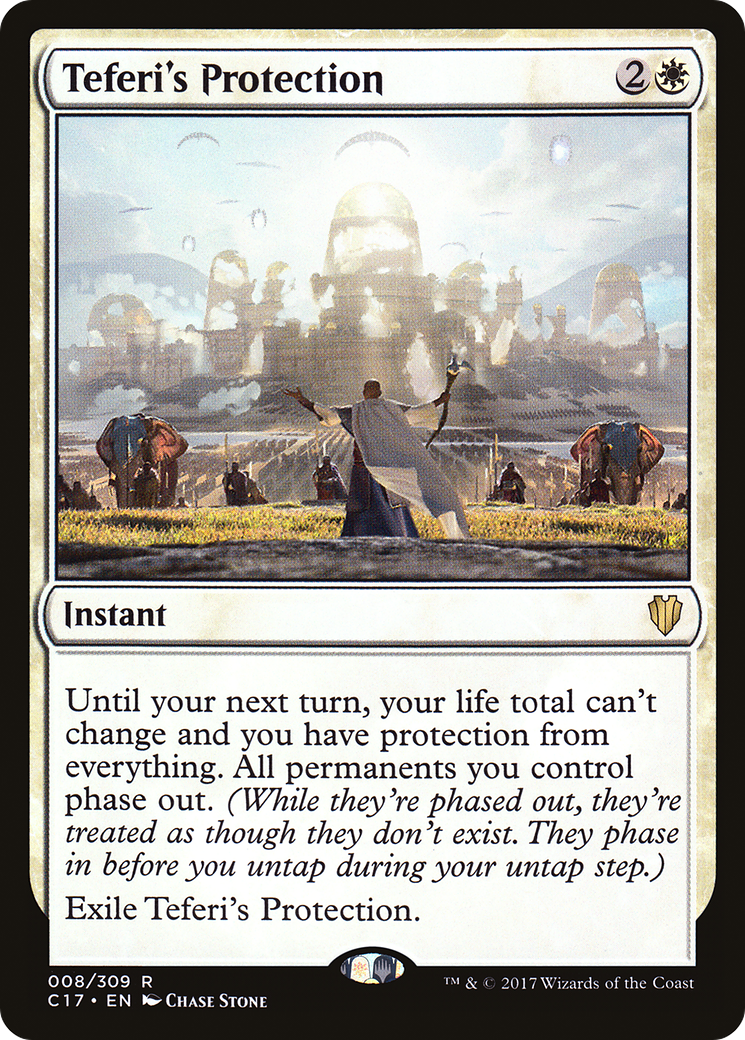 Teferi's Protection (C17-008) - Commander 2017 - Premium MTG Single from Wizards of the Coast - Just $10.31! Shop now at Game Crave Tournament Store