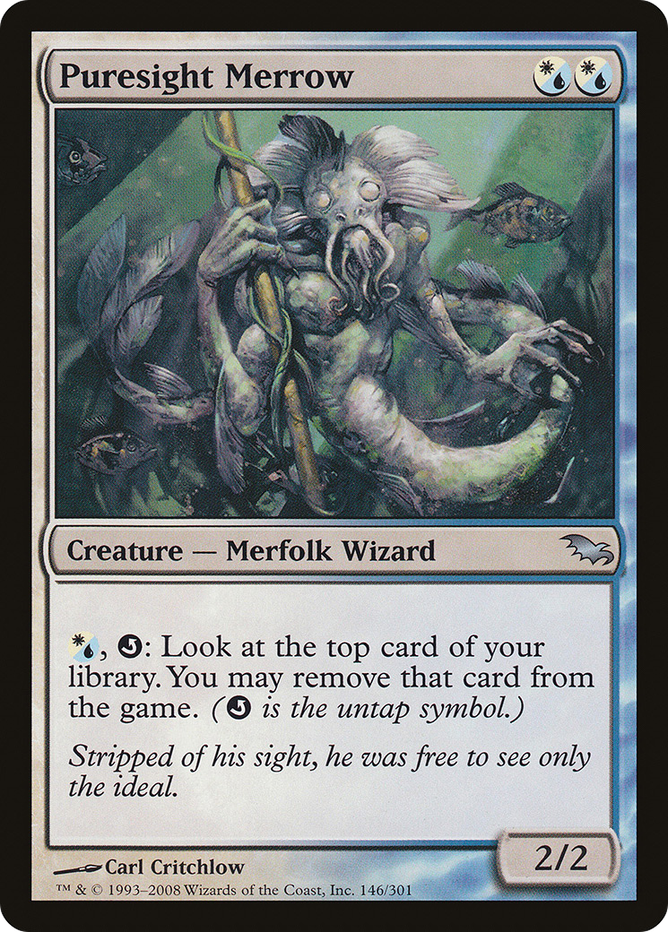 Puresight Merrow (SHM-146) - Shadowmoor - Premium MTG Single from Wizards of the Coast - Just $0.08! Shop now at Game Crave Tournament Store