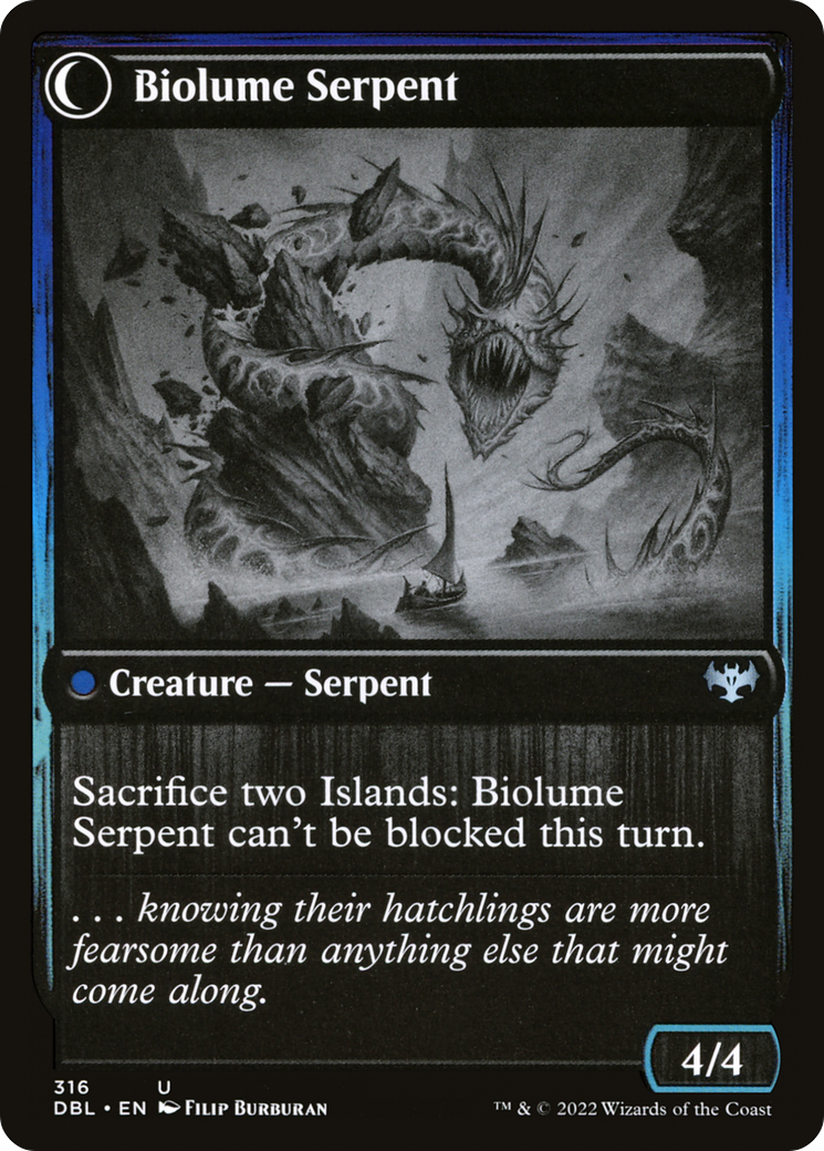 Biolume Egg // Biolume Serpent (DBL-316) - Innistrad: Double Feature: (Double Faced Transform) Foil - Premium MTG Single from Wizards of the Coast - Just $0.08! Shop now at Game Crave Tournament Store