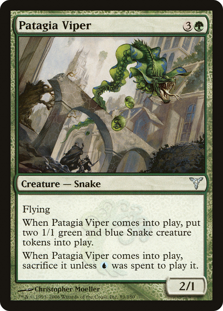 Patagia Viper (DIS-089) - Dissension - Premium MTG Single from Wizards of the Coast - Just $0.08! Shop now at Game Crave Tournament Store