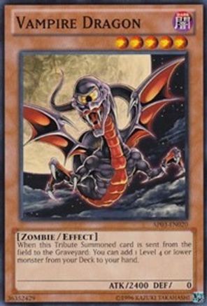 Vampire Dragon (AP03-EN020) - Astral Pack 3 Unlimited - Premium Yugioh Single from Konami - Just $1.19! Shop now at Game Crave Tournament Store