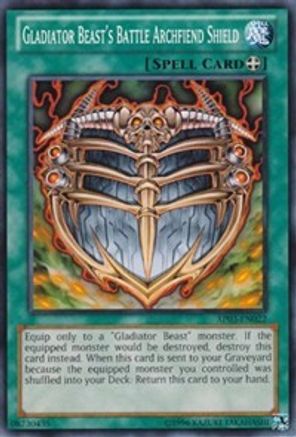Gladiator Beast's Battle Archfiend Shield (AP03-EN022) - Astral Pack 3 Unlimited - Premium Yugioh Single from Konami - Just $0.25! Shop now at Game Crave Tournament Store
