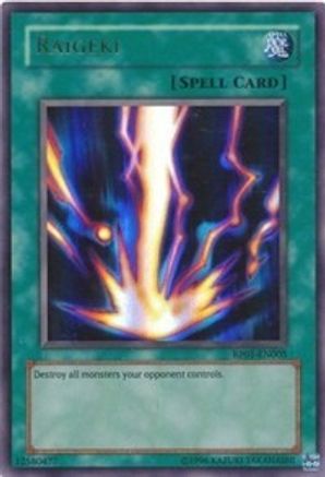 Raigeki (RP01-EN005) - Retro Pack 1 Unlimited - Premium Yugioh Single from Konami - Just $4.74! Shop now at Game Crave Tournament Store