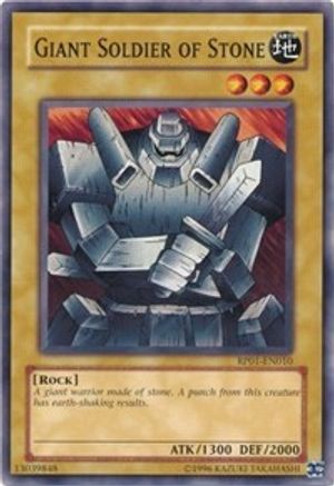 Giant Soldier of Stone (RP01-EN010) - Retro Pack 1 Unlimited - Premium Yugioh Single from Konami - Just $0.25! Shop now at Game Crave Tournament Store